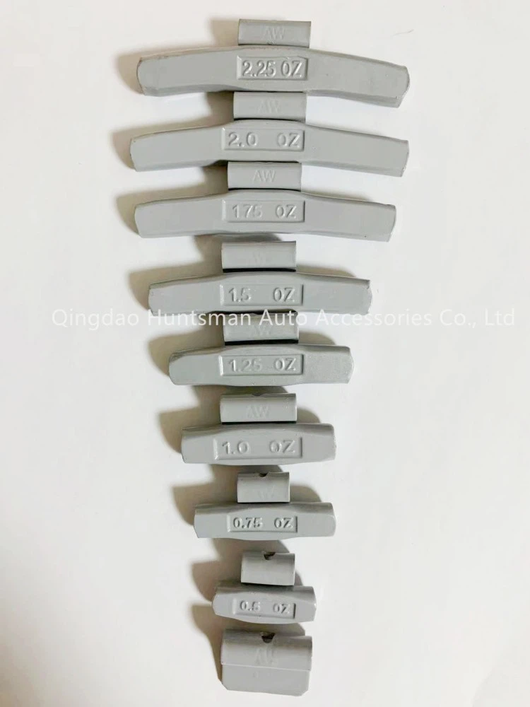 Clip on wheel weights