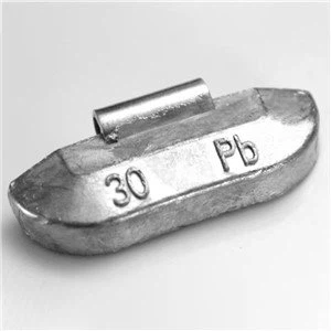 Clip sur poids de roue pour roues en acier